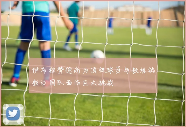 伊布称赞德尚为顶级球员与教练执教法国队面临巨大挑战